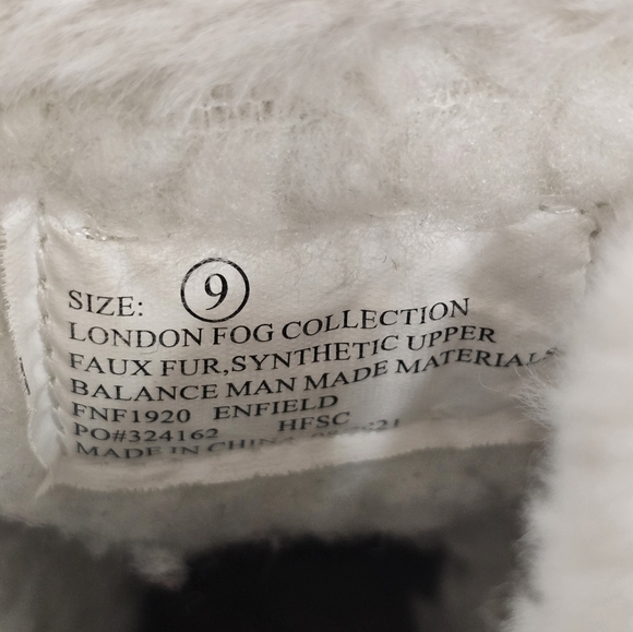 London Fog Enfield Warm Boots Tiddler Girl Size 9 - Picture 11 of 13